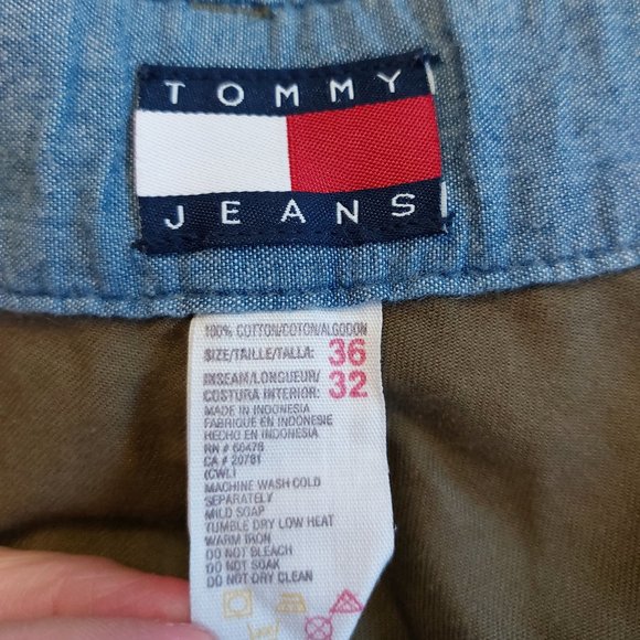 Tommy Hilfiger Man's Tan Cargo Fly Buttons Pants - Picture 5 of 9